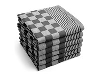 Prof. horeca theedoek - zwart (x12)