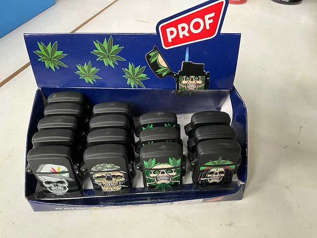 Prof mix kavel diverse aanstekers in display - afbeelding 3 van  5