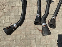 Professioneel afzuigsysteem voor uitlaatgassen - ca. 27 m – incl. 4,5 wand-/railkoppelingen - afbeelding 2 van  15