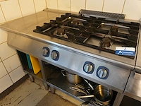 Professioneel gasfornuis met 4 branders (electrolux) - afbeelding 4 van  8