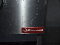 Professioneel gasfornuis met 6 branders, diamond, werking niet gekend - afbeelding 2 van  2