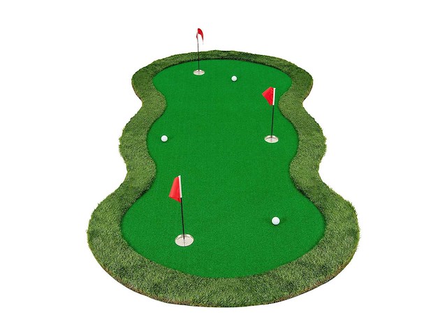 Professioneel golfset voor drie gaten, ballen voor thuis, 300 x 150 cm - afbeelding 1 van  5