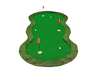Professioneel golfset voor drie gaten, ballen voor thuis, 300 x 150 cm - afbeelding 1 van  5