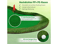 Professioneel golfset voor drie gaten, ballen voor thuis, 300 x 150 cm - afbeelding 3 van  5