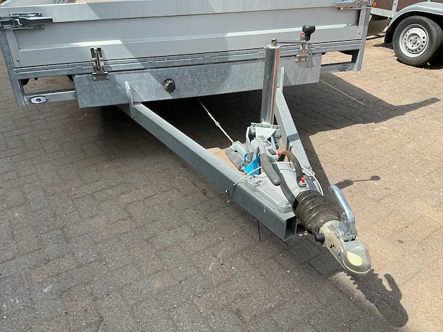 Professionele 3-assige plateauwagen – 540 x 213 cm – 5.400 kg ascapaciteit – ongebruikt - afbeelding 8 van  13