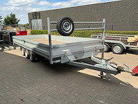 Professionele 3-assige plateauwagen – 540 x 213 cm – 5.400 kg ascapaciteit – ongebruikt - afbeelding 9 van  13