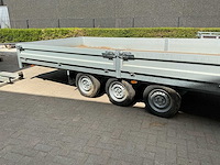 Professionele 3-assige plateauwagen – 540 x 213 cm – 5.400 kg ascapaciteit – ongebruikt - afbeelding 10 van  13