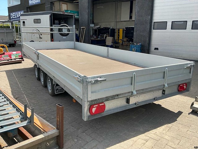 Professionele 3-assige plateauwagen – 540 x 213 cm – 5.400 kg ascapaciteit – ongebruikt - afbeelding 13 van  13