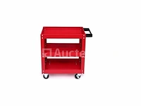Professionele 3-schappen trolley met wielen kraft&dele - afbeelding 2 van  3