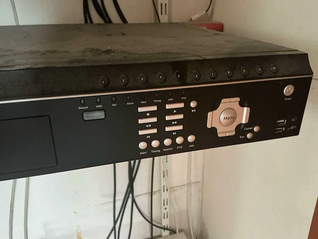 Professionele digitale videorecorder (dvr) voor camerabewaking – zwart - afbeelding 2 van  2