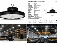 Professionele dimbare led highbay ufo pro – 150w – web-150 (5 stuks) - afbeelding 3 van  6
