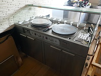Professionele dubbel crepe serveerstation casselin - afbeelding 3 van  6