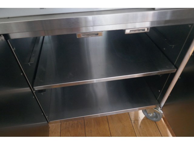Professionele dubbel crepe serveerstation casselin - afbeelding 5 van  6