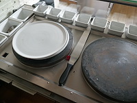 Professionele dubbel crepe serveerstation casselin - afbeelding 6 van  6