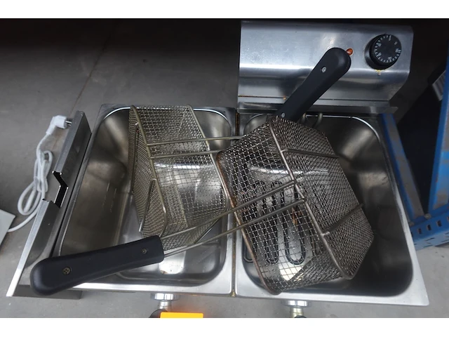 Professionele dubbele friteuse euromax - afbeelding 2 van  4