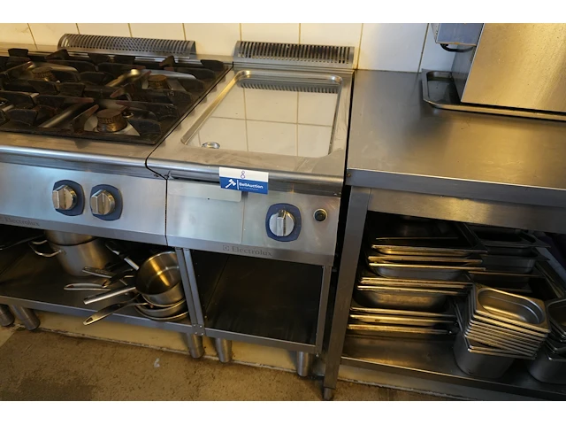 Professionele gas-teppanyaki bakplaat (electrolux) - afbeelding 5 van  6