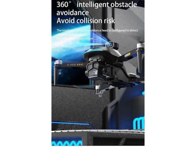 Professionele gps drone met 8k hd 3x camera video 4k 5g verbinding met obstacle avoidance - zwart, met big screen. - afbeelding 17 van  19