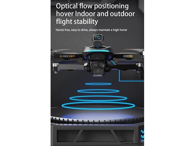 Professionele gps drone met 8k hd 3x camera video 4k 5g verbinding met obstacle avoidance - zwart, met big screen. - afbeelding 2 van  19