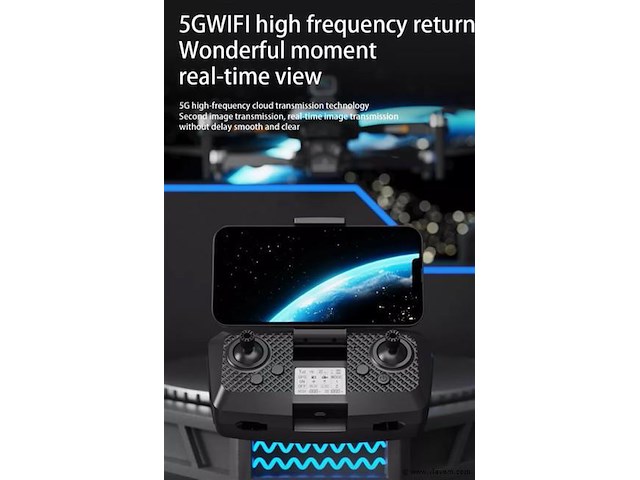 Professionele gps drone met 8k hd 3x camera video 4k 5g verbinding met obstacle avoidance - zwart, met big screen. - afbeelding 7 van  19