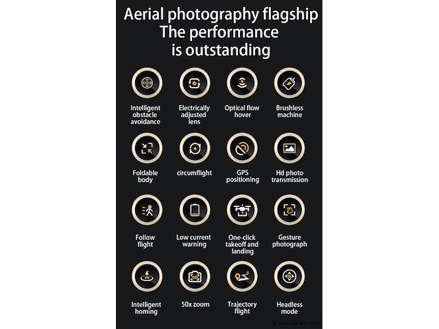 Professionele gps drone met 8k hd 3x camera video 4k 5g verbinding met obstacle avoidance - zwart, met big screen. - afbeelding 4 van  19