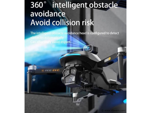 Professionele gps drone met 8k hd 3x camera video 4k 5g verbinding met obstacle avoidance - zwart, met big screen. - afbeelding 6 van  19