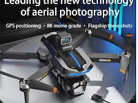 Professionele gps drone met 8k hd 3x camera video 4k 5g verbinding met obstacle avoidance - zwart, met big screen. - afbeelding 5 van  19