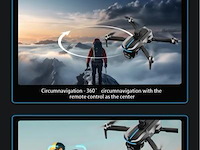 Professionele gps drone met 8k hd 3x camera video 4k 5g verbinding met obstacle avoidance - zwart, met big screen. - afbeelding 17 van  19