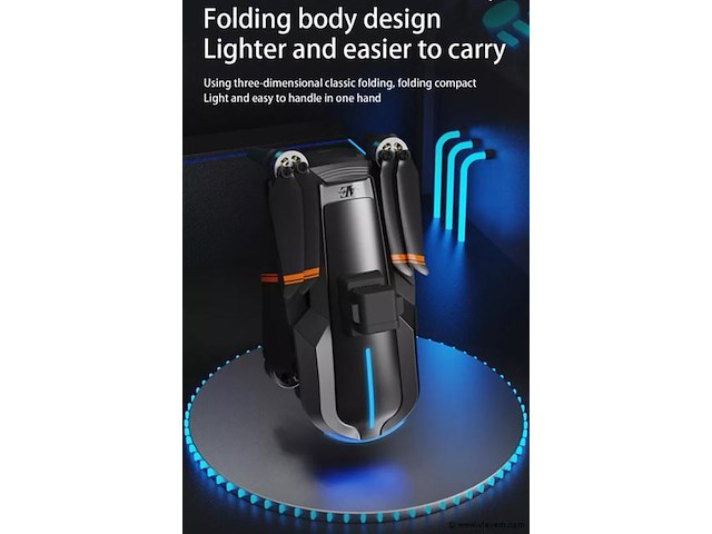 Professionele gps drone met 8k hd 3x camera video 4k 5g verbinding met obstacle avoidance - zwart, met big screen. - afbeelding 15 van  19