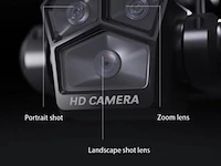 Professionele gps drone met 8k hd 3x camera video 4k 5g verbinding met obstacle avoidance - zwart, met big screen. - afbeelding 8 van  19