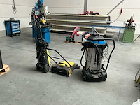 Professionele hbm bouwstofzuiger, borstelmachine kärcher en hoge druk reiniger karomat. - afbeelding 4 van  7