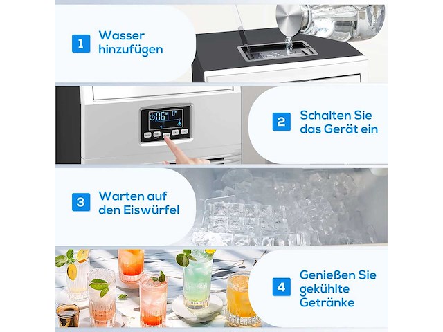 Professionele ijsmaker - 3,5 l - afbeelding 3 van  7