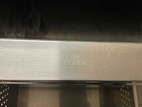 Professionele inox horeca-inrichting: werktafel, verrijdbare tafel, wandrek (3x) - afbeelding 17 van  17