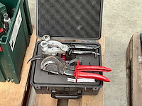 Professionele kabelschiller set in koffer – compleet met toebehoren - afbeelding 2 van  2
