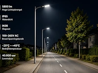 Professionele led straatlamp – 50w – 6400k koud wit – ip65 – florida-50 (10 stuks)