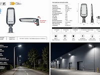 Professionele led straatlamp – 50w – 6400k koud wit – ip65 – florida-50 (10 stuks) - afbeelding 3 van  5