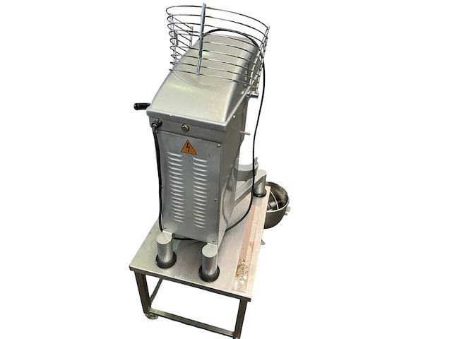 Professionele mengmachine (deegkneder) sinmag met rvs mengketel (incl. bijbehorende kleinere mengkom en hulpstukken) 59x95x130 cm - afbeelding 2 van  10