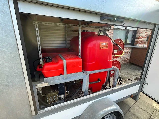 Professionele mobiele hogedrukreiniger met honda-motor – aanhangwagen 750 kg - afbeelding 9 van  28