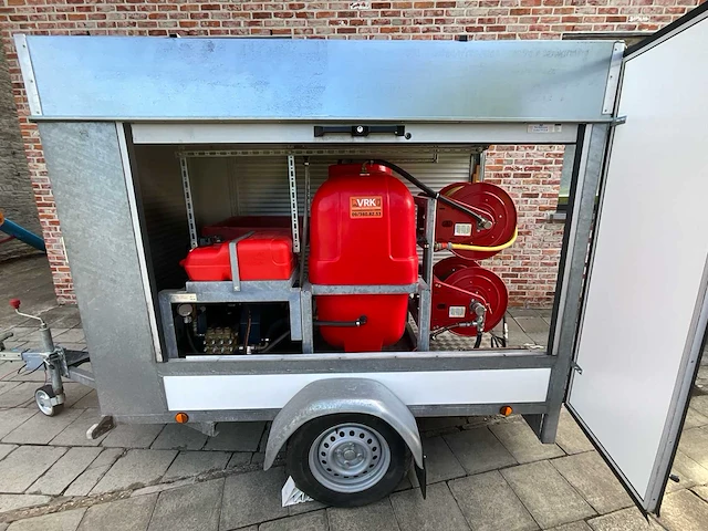 Professionele mobiele hogedrukreiniger met honda-motor – aanhangwagen 750 kg - afbeelding 10 van  28