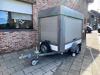 Professionele mobiele hogedrukreiniger met honda-motor – aanhangwagen 750 kg