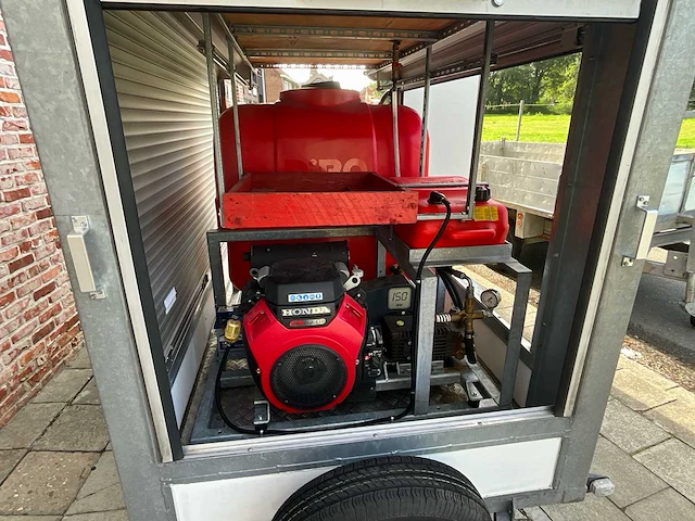 Professionele mobiele hogedrukreiniger met honda-motor – aanhangwagen 750 kg - afbeelding 17 van  28