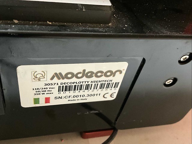 Professionele modecor decoplotty high tech voedingsprinter / decoratieprinter - afbeelding 5 van  6