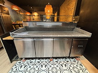 Professionele pizzawerkbank ggm gastro - afbeelding 1 van  4