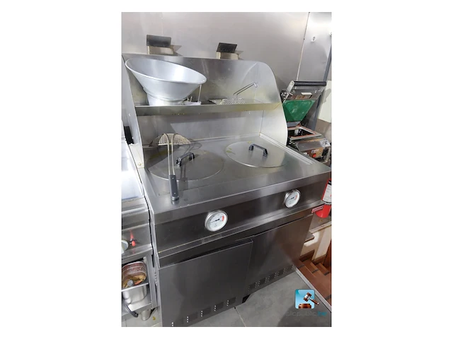 Professionele roestvrijstalen friteuse - afbeelding 1 van  9