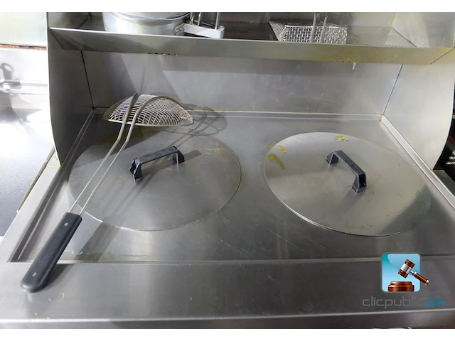 Professionele roestvrijstalen friteuse - afbeelding 3 van  9