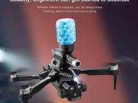 Professionele schiet drone 8k hd 3x camera video 4k 5g verbinding met obstacle avoidance - zwart, met big screen. - afbeelding 7 van  8