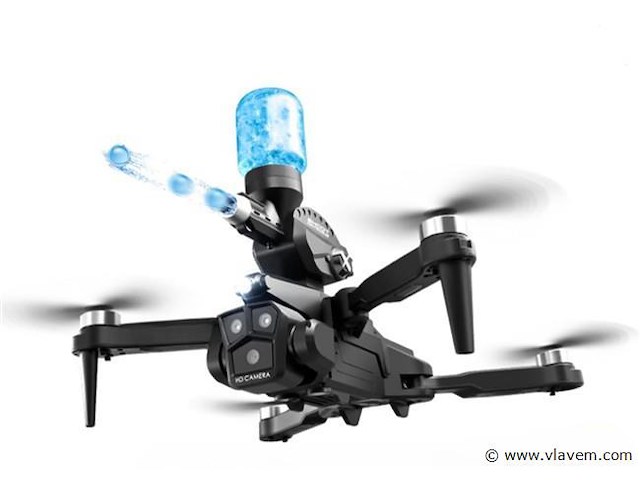 Professionele schiet drone 8k hd 3x camera video 4k 5g verbinding met obstacle avoidance - zwart, met big screen. - afbeelding 1 van  8