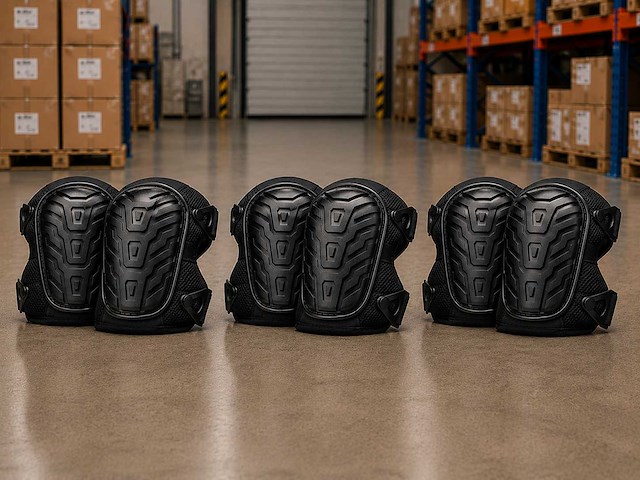 Professionele traagschuim kniebeschermers set (3x) - afbeelding 1 van  4