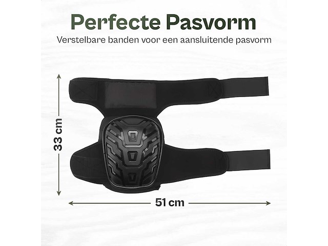 Professionele traagschuim kniebeschermers set (3x) - afbeelding 3 van  4