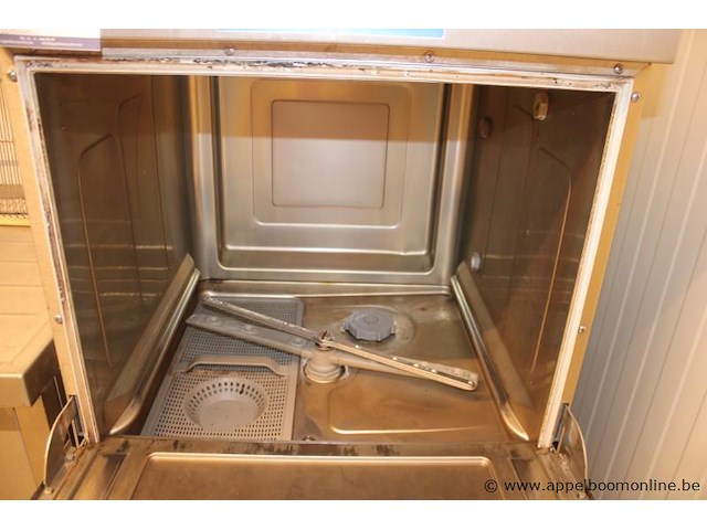 Professionele vaatwasser hobart fxls-70n, bouwjaar 2010, serienummer 86542358, elektrisch, roestvrij staal, 2x vaatwasrek, werking niet gekend - afbeelding 3 van  3