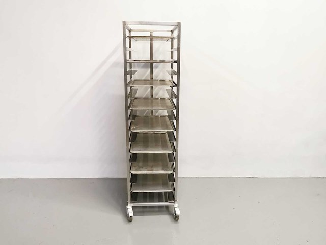 Proffil - stalen - roestvrijstalen trolley - afbeelding 2 van  2